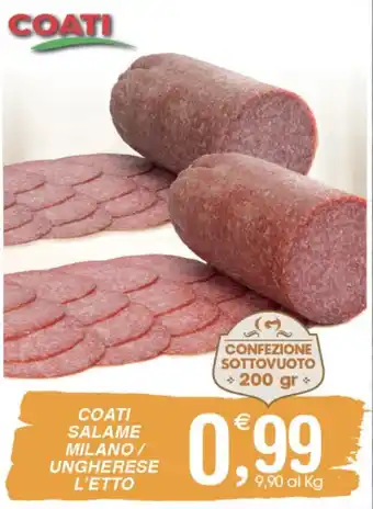Gecop COATI SALAME MILANO/ UNGHERESE L'ETTO offerta