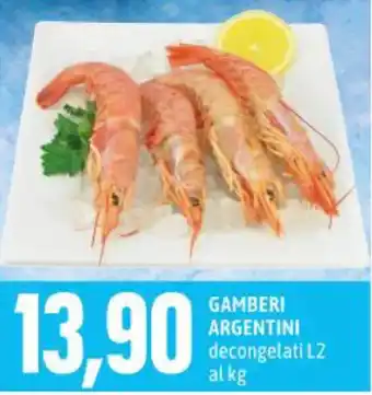 GAMBERI ARGENTINI decongelati L2 al kg