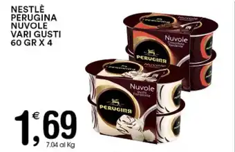 Gecop NESTLÈ PERUGINA NUVOLE VARI GUSTI 60 GR X 4 offerta