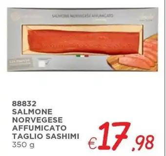 88832 SALMONE NORVEGESE AFFUMICATO TAGLIO SASHIMI 350 g