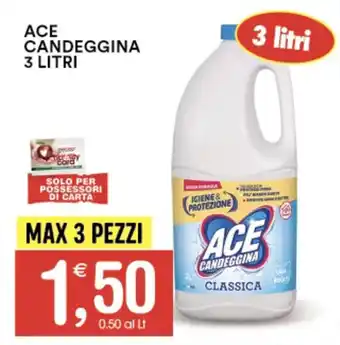 Gecop ACE CANDEGGINA 3 LITRI offerta