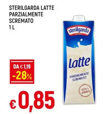 Famila STERILGARDA LATTE PARZIALMENTE SCREMATO 1L offerta
