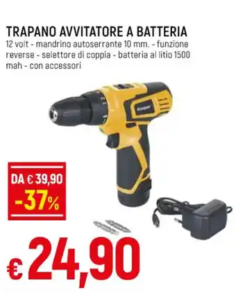 TRAPANO AVVITATORE A BATTERIA