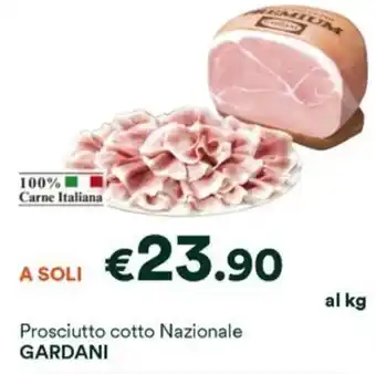 Unes Prosciutto cotto Nazionale GARDANI offerta