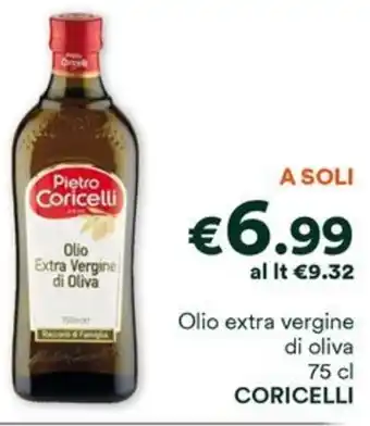 Unes Olio extra vergine di oliva 75 cl CORICELLI offerta
