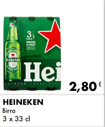 Iper Tosano HEINEKEN Birra 3 x 33 cl offerta