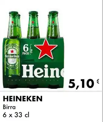 Iper Tosano HEINEKEN Birra 6 x 33 cl offerta