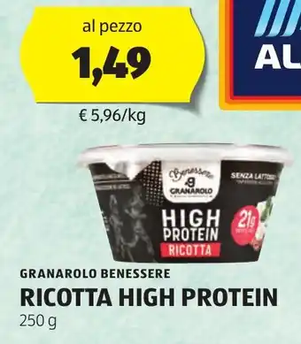 GRANAROLO BENESSERE RICOTTA HIGH PROTEIN 250 g