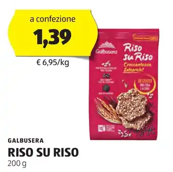 ALDI GALBUSERA RISO SU RISO 200 g offerta