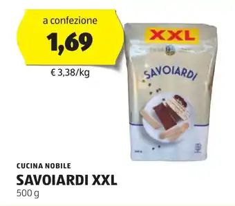 ALDI CUCINA NOBILE SAVOIARDI XXL 500 g offerta