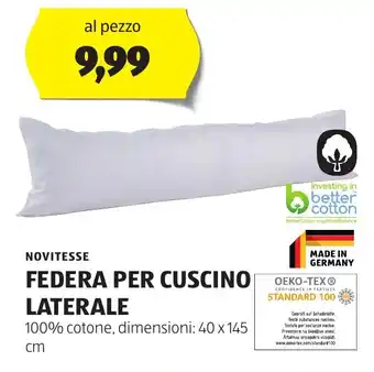 NOVITESSE FEDERA PER CUSCINO LATERALE