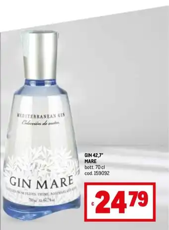 Metro GIN 42,7° MARE bott. 70 cl offerta