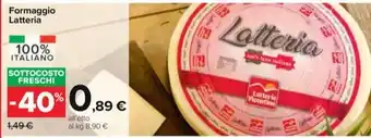 Carrefour Market Formaggio Latteria offerta