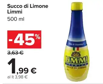 Carrefour Market Succo di Limone Limmi offerta