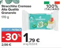 Carrefour Market Stracchino Cremoso Alta Qualità Granarolo offerta