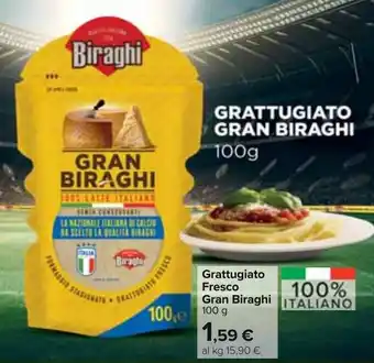 Carrefour Market Grattugiato Fresco Gran Biraghi 100 g offerta
