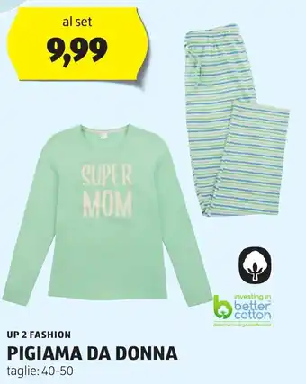 ALDI UP 2 FASHION PIGIAMA DA DONNA offerta