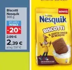 Carrefour Market Biscotti Nesquik 300 g offerta