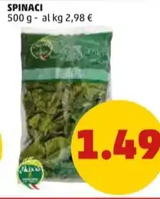 PENNY SPINACI 500 g offerta