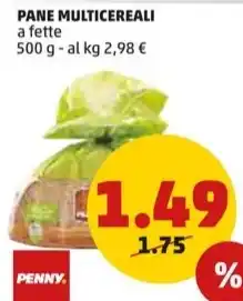 PENNY PANE MULTICEREALI a fette offerta