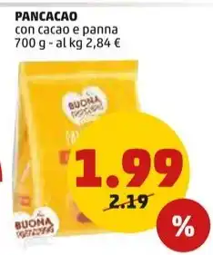 PANCACAO con cacao e panna 700 g