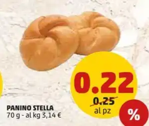 PENNY PANINO STELLA 70 g offerta