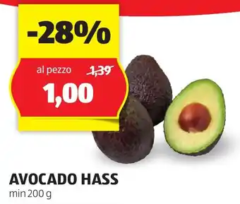ALDI AVOCADO HASS min 200 g offerta