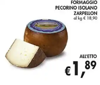 Coal FORMAGGIO PECORINO ISOLANO ZARPELLON offerta