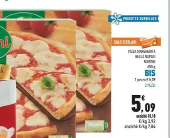Conad City Buitoni Pizza Margherita Bella Napoli offerta