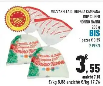Nonno Nanni Mozzarella Di Bufala Campana DOP Ciuffo