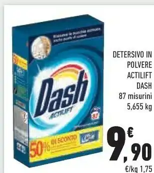 Conad City Dash Detersivo In Polvere Actilift 5655 G offerta