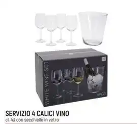 IperFamila SERVIZIO 4 CALICI VINO offerta