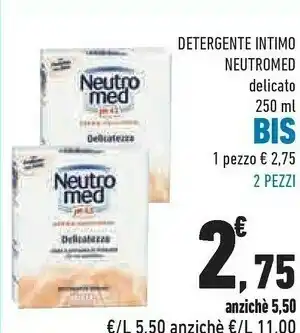 Conad City Sartori Neutro Med Detergente Intimo offerta