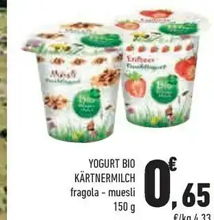 Conad City Kartnermilch Yogurt Bio Fragola - Muesli offerta