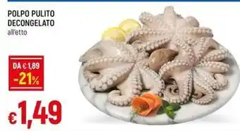 IperFamila POLPO PULITO DECONGELATO offerta
