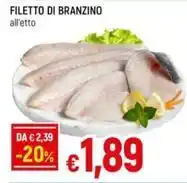 IperFamila FILETTO DI BRANZINO offerta