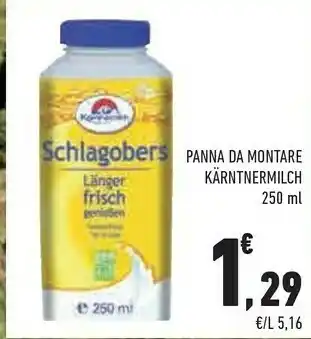 Conad City Kartnermilch Panna Da Montare offerta