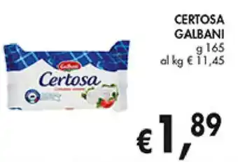 Coal CERTOSA GALBANI g 165 offerta