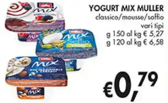 Coal Yogurt Mix Muller classico/mousse/soffio fino in vari tipi g 150 offerta