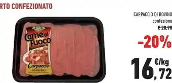 Conad City Aia Carpaccio Di Bovino offerta