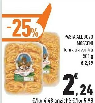 Conad City Luciana mosconi Pasta All'uovo offerta
