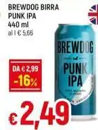 IperFamila BREWDOG BIRRA PUNK IPA offerta