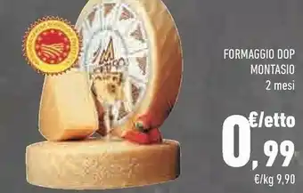 Conad Montasio Formaggio offerta