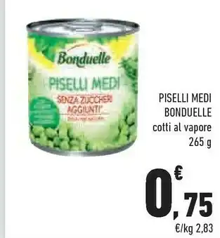Conad City Bonduelle Piselli offerta