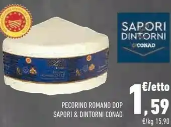 Conad Conad Pecorino Romano offerta