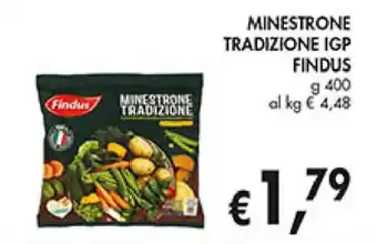 Coal MINESTRONE TRADIZIONE IGP FINDUS g 400 offerta