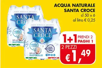 Coal ACQUA NATURALE SANTA CROCE cl 50 x 6 offerta