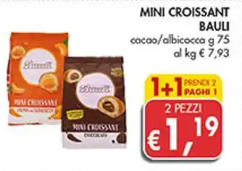 Coal MINI CROISSANT BAULI cacao/albicocca g 75 offerta