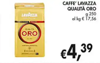 Coal CAFFE' LAVAZZA QUALITÀ ORO g 250 offerta