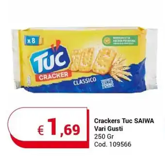Crackers Tuc SAIWA Vari Gusti 250 Gr